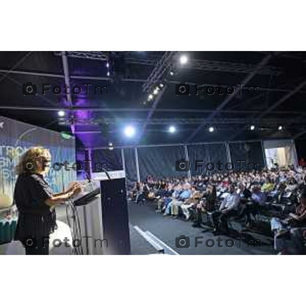 Bergamoscienza 2026 l’astrofisica Jocelyn Bell Burnell la filosofa della scienza Laura Monteleone 2 Ottobre 2026 cronaca Bergamo Italia Foto Tiziano Manzoni Lapresse