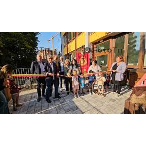 Inaugurazione del Polo per l\'infanzia al Sacro Cuore alla presenza di André Stern, figlio dell\'educatore francese Arno Stern 2 ottobre 2026 Bergamo Italia Foto Tiziano Manzoni Lapresse