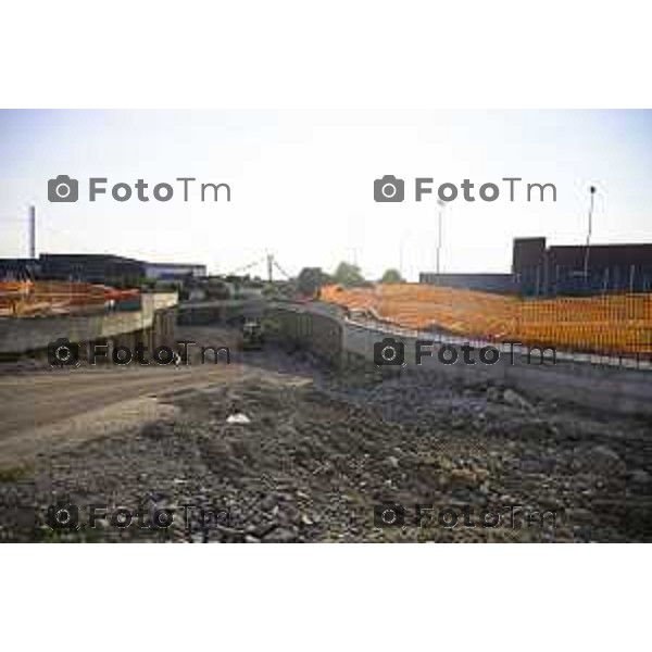 Curno Cantiere Rfsi Raddoppio ferroviario Bg Ponte San Pietro cantieri 02 Ottobre 2026 cronaca Bergamo Italia Foto Tiziano Manzoni Lapresse