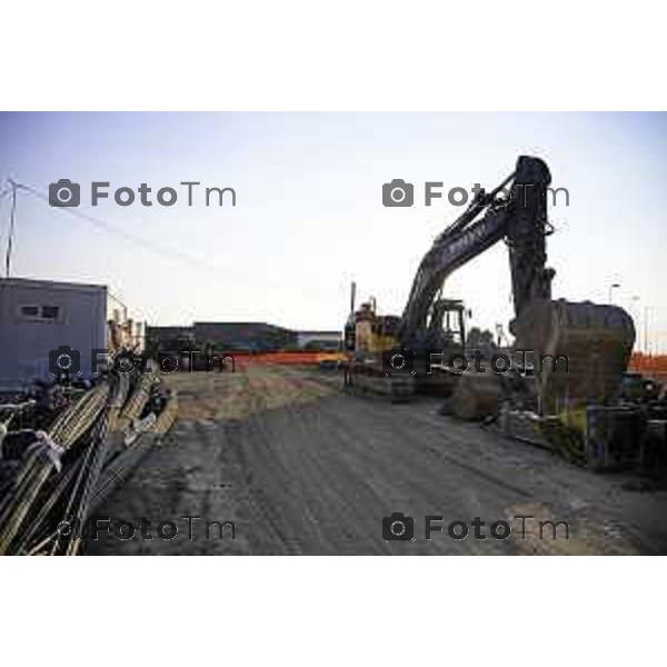 Curno Cantiere Rfsi Raddoppio ferroviario Bg Ponte San Pietro cantieri 02 Ottobre 2026 cronaca Bergamo Italia Foto Tiziano Manzoni Lapresse