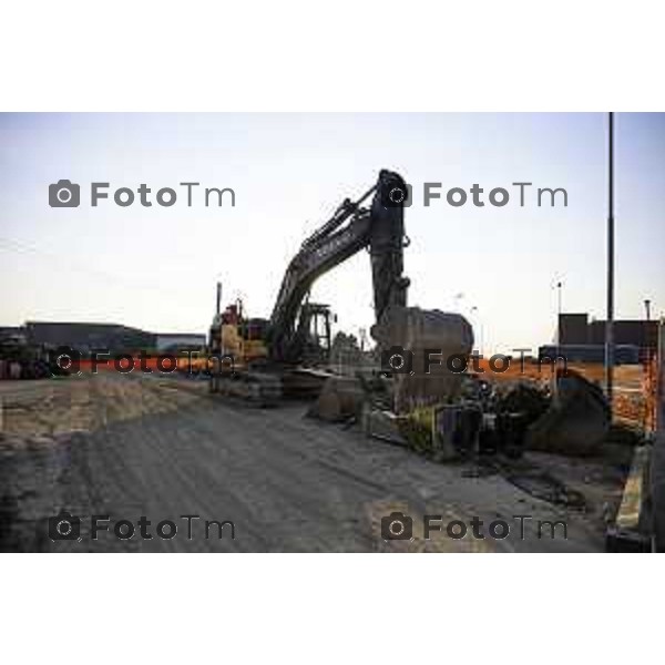 Curno Cantiere Rfsi Raddoppio ferroviario Bg Ponte San Pietro cantieri 02 Ottobre 2026 cronaca Bergamo Italia Foto Tiziano Manzoni Lapresse