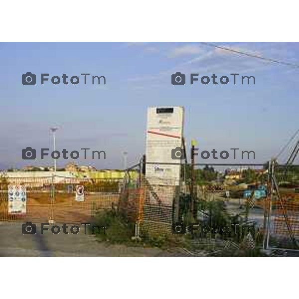 Bergamo Cantiere moorizzazione Raddoppio ferroviario Bg Ponte San Pietro cantieri 02 Ottobre 2026 cronaca Bergamo Italia Foto Tiziano Manzoni Lapresse