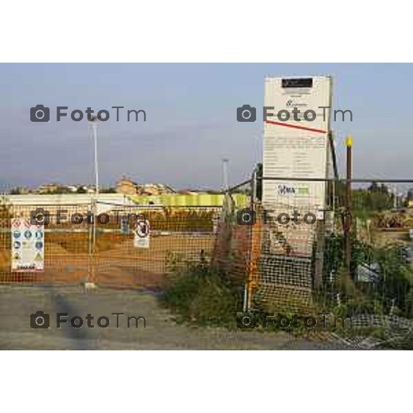 Bergamo Cantiere moorizzazione Raddoppio ferroviario Bg Ponte San Pietro cantieri 02 Ottobre 2026 cronaca Bergamo Italia Foto Tiziano Manzoni Lapresse