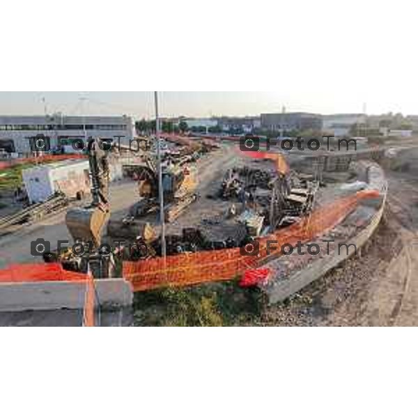 Curno Cantiere Rfsi Raddoppio ferroviario Bg Ponte San Pietro cantieri 02 Ottobre 2026 cronaca Bergamo Italia Foto Tiziano Manzoni Lapresse