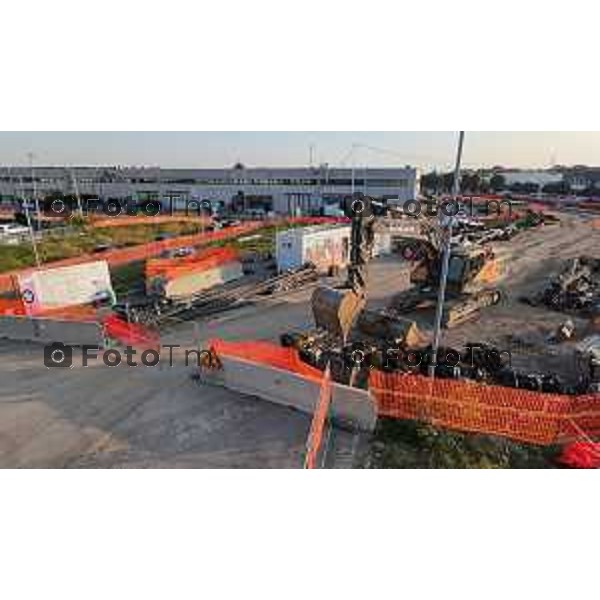 Curno Cantiere Rfsi Raddoppio ferroviario Bg Ponte San Pietro cantieri 02 Ottobre 2026 cronaca Bergamo Italia Foto Tiziano Manzoni Lapresse