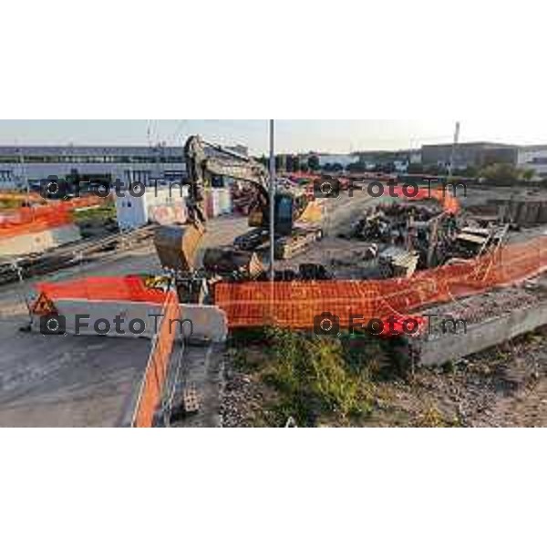 Curno Cantiere Rfsi Raddoppio ferroviario Bg Ponte San Pietro cantieri 02 Ottobre 2026 cronaca Bergamo Italia Foto Tiziano Manzoni Lapresse