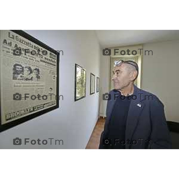 Bergamo Allenatore Atalanta Maurizio Sarri e Cristiano Giuntoli intervistati in redazione del Corriere della Sera Bg 06 Ottobre 2026 cronaca Bergamo Italia Foto Tiziano Manzoni Lapresse