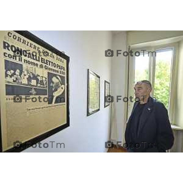 Bergamo Allenatore Atalanta Maurizio Sarri e Cristiano Giuntoli intervistati in redazione del Corriere della Sera Bg 06 Ottobre 2026 cronaca Bergamo Italia Foto Tiziano Manzoni Lapresse