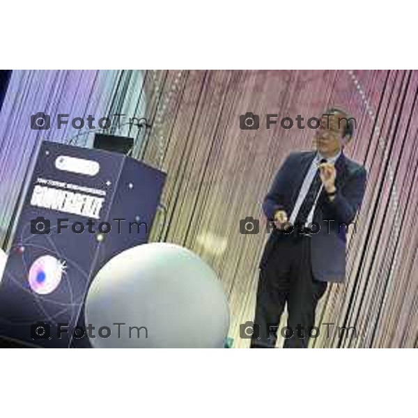 BergamoScienza 2026 Conferenza "spugne molecolari" chimico giapponese Susumu Kitagawa, vincitore del Premio Nobel per la Chimica nel 2025. Ottobre 2026 cronaca Bergamo Italia Foto Tiziano Manzoni Lapresse