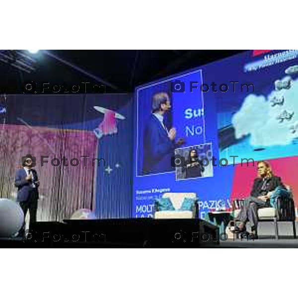 BergamoScienza 2026 Conferenza "spugne molecolari" chimico giapponese Susumu Kitagawa, vincitore del Premio Nobel per la Chimica nel 2025. Ottobre 2026 cronaca Bergamo Italia Foto Tiziano Manzoni Lapresse