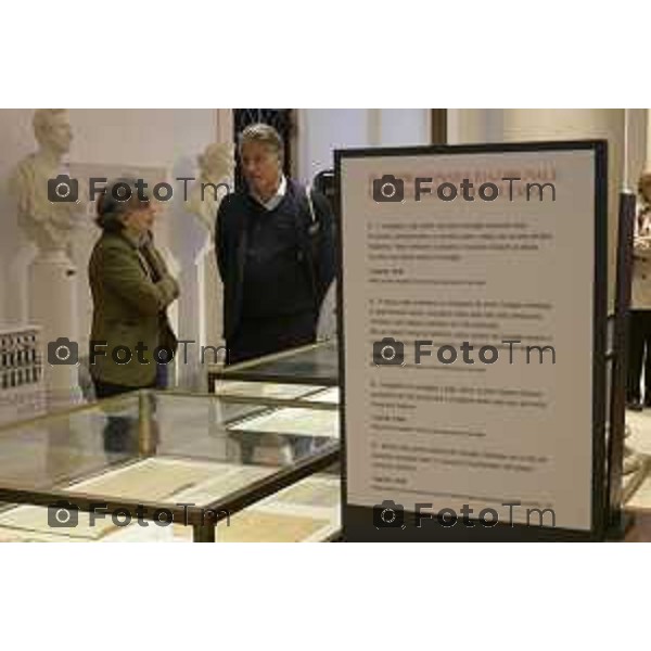 Bergamo Presentazione mostra: “Nostra è questa Italia per la quale abbiamo lottato”. Bergamo nella ricostruzione democratica 1945-1948 08 ottobre 2026 cronaca Bergamo Italia Foto Tiziano Manzoni Lapresse