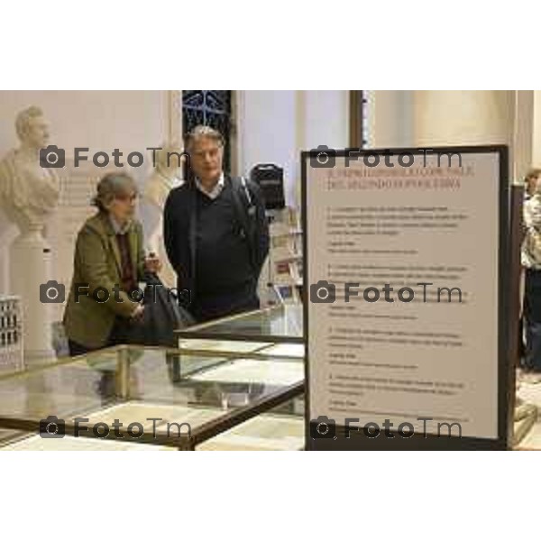 Bergamo Presentazione mostra: “Nostra è questa Italia per la quale abbiamo lottato”. Bergamo nella ricostruzione democratica 1945-1948 08 ottobre 2026 cronaca Bergamo Italia Foto Tiziano Manzoni Lapresse