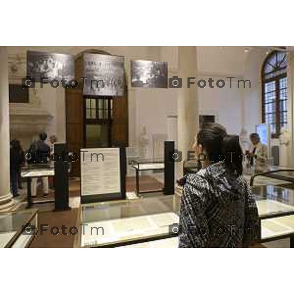 Bergamo Presentazione mostra: “Nostra è questa Italia per la quale abbiamo lottato”. Bergamo nella ricostruzione democratica 1945-1948 08 ottobre 2026 cronaca Bergamo Italia Foto Tiziano Manzoni Lapresse