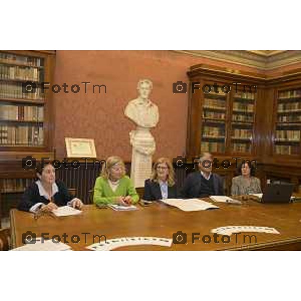 Bergamo Presentazione mostra: “Nostra è questa Italia per la quale abbiamo lottato”. Bergamo nella ricostruzione democratica 1945-1948 08 ottobre 2026 cronaca Bergamo Italia Foto Tiziano Manzoni Lapresse