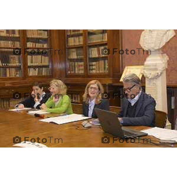 Bergamo Presentazione mostra: “Nostra è questa Italia per la quale abbiamo lottato”. Bergamo nella ricostruzione democratica 1945-1948 08 ottobre 2026 cronaca Bergamo Italia Foto Tiziano Manzoni Lapresse