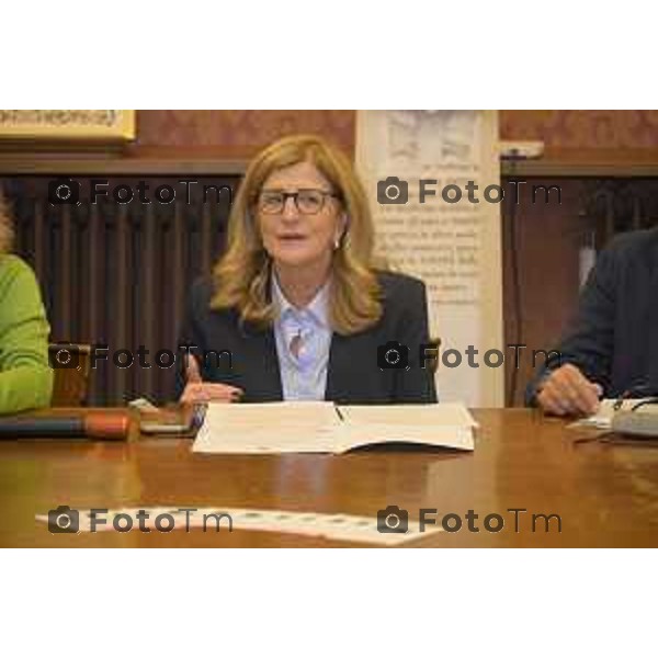 Bergamo Presentazione mostra: “Nostra è questa Italia per la quale abbiamo lottato”. Bergamo nella ricostruzione democratica 1945-1948 08 ottobre 2026 cronaca Bergamo Italia Foto Tiziano Manzoni Lapresse