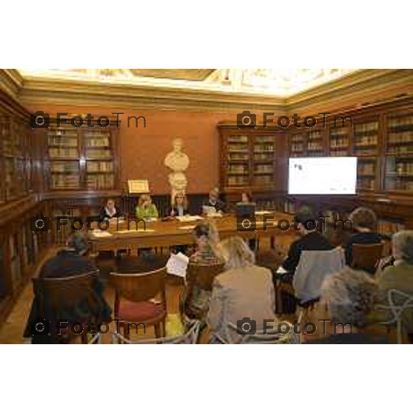Bergamo Presentazione mostra: “Nostra è questa Italia per la quale abbiamo lottato”. Bergamo nella ricostruzione democratica 1945-1948 08 ottobre 2026 cronaca Bergamo Italia Foto Tiziano Manzoni Lapresse