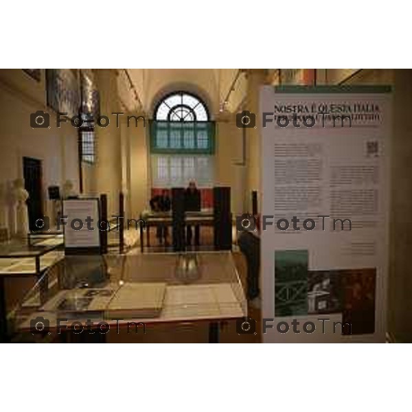 Bergamo Presentazione mostra: “Nostra è questa Italia per la quale abbiamo lottato”. Bergamo nella ricostruzione democratica 1945-1948 08 ottobre 2026 cronaca Bergamo Italia Foto Tiziano Manzoni Lapresse