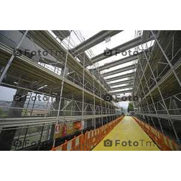 Brivio Bg Visita cantiere ponte avanzamento lavori 10 ottobre 2026 cronaca Bergamo Italia Foto Tiziano Manzoni Lapresse