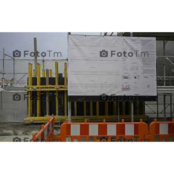 Brivio Bg Visita cantiere ponte avanzamento lavori 10 ottobre 2026 cronaca Bergamo Italia Foto Tiziano Manzoni Lapresse