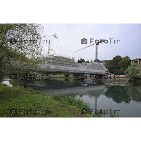 Brivio Bg Visita cantiere ponte avanzamento lavori 10 ottobre 2026 cronaca Bergamo Italia Foto Tiziano Manzoni Lapresse