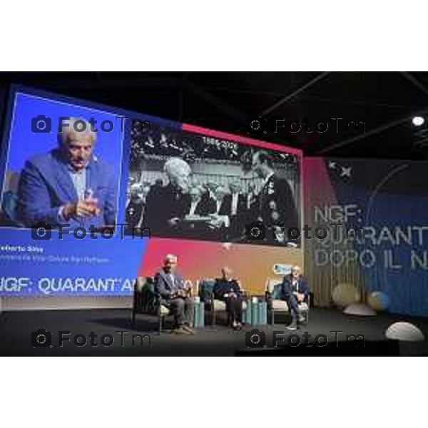 Bergamo Bergamoscienza 2026 NGF: quarant’anni dopo il Nobel, incontro dedicato all’eredità scientifica di Rita Levi-Montalcini. Antonio Chiaretti, del Policlinico Gemelli, e Piera Levi-Montalcini, dell’Associazione Levi- Montalcini, racconteranno come la scoperta del fattore di crescita nervoso continui a orientare la ricerca sulla rigenerazione dei tessuti, le malattie neurodegenerative e nuove terapie oncologiche. Modera Roberto Sitia dell’IRCCS Ospedale San Raffaele 2 maggio 2026 cronaca Bergamo Italia Foto Tiziano Manzoni Lapresse