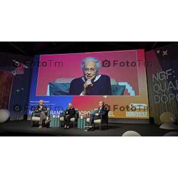 Bergamo Bergamoscienza 2026 NGF: quarant’anni dopo il Nobel, incontro dedicato all’eredità scientifica di Rita Levi-Montalcini. Antonio Chiaretti, del Policlinico Gemelli, e Piera Levi-Montalcini, dell’Associazione Levi- Montalcini, racconteranno come la scoperta del fattore di crescita nervoso continui a orientare la ricerca sulla rigenerazione dei tessuti, le malattie neurodegenerative e nuove terapie oncologiche. Modera Roberto Sitia dell’IRCCS Ospedale San Raffaele 2 maggio 2026 cronaca Bergamo Italia Foto Tiziano Manzoni Lapresse
