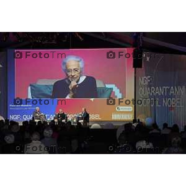 Bergamo Bergamoscienza 2026 NGF: quarant’anni dopo il Nobel, incontro dedicato all’eredità scientifica di Rita Levi-Montalcini. Antonio Chiaretti, del Policlinico Gemelli, e Piera Levi-Montalcini, dell’Associazione Levi- Montalcini, racconteranno come la scoperta del fattore di crescita nervoso continui a orientare la ricerca sulla rigenerazione dei tessuti, le malattie neurodegenerative e nuove terapie oncologiche. Modera Roberto Sitia dell’IRCCS Ospedale San Raffaele 2 maggio 2026 cronaca Bergamo Italia Foto Tiziano Manzoni Lapresse