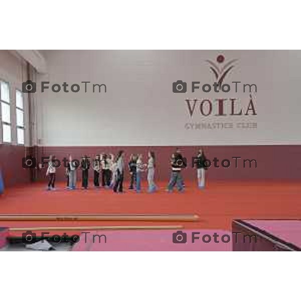 Castelli di Caleppio Bg in<ugurata la palestra di Vanessa Ferrari VOILÀ Gymnastics Club. 10 Ottobre 2026 cronaca Bergamo Italia Foto Tiziano Manzoni Lapresse