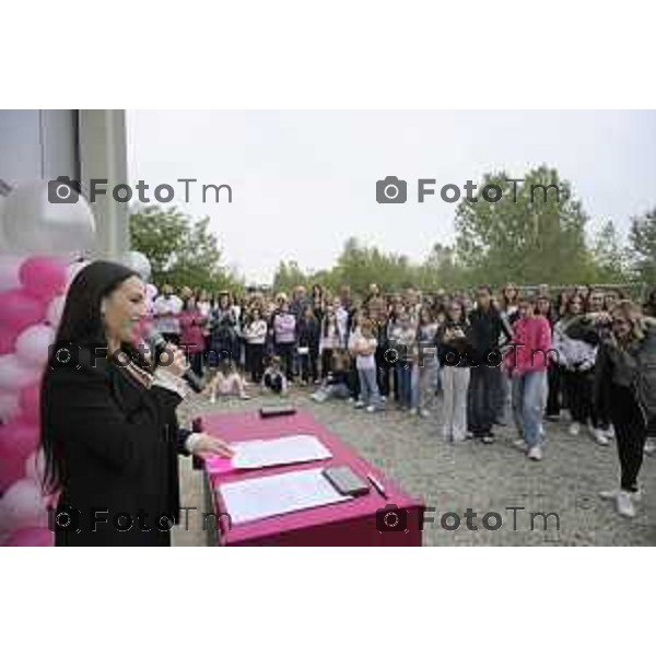 Castelli di Caleppio Bg in<ugurata la palestra di Vanessa Ferrari VOILÀ Gymnastics Club. 10 Ottobre 2026 cronaca Bergamo Italia Foto Tiziano Manzoni Lapresse