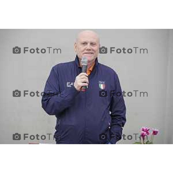 Castelli di Caleppio Bg in<ugurata la palestra di Vanessa Ferrari VOILÀ Gymnastics Club. Enrico Casella 10 Ottobre 2026 cronaca Bergamo Italia Foto Tiziano Manzoni Lapresse