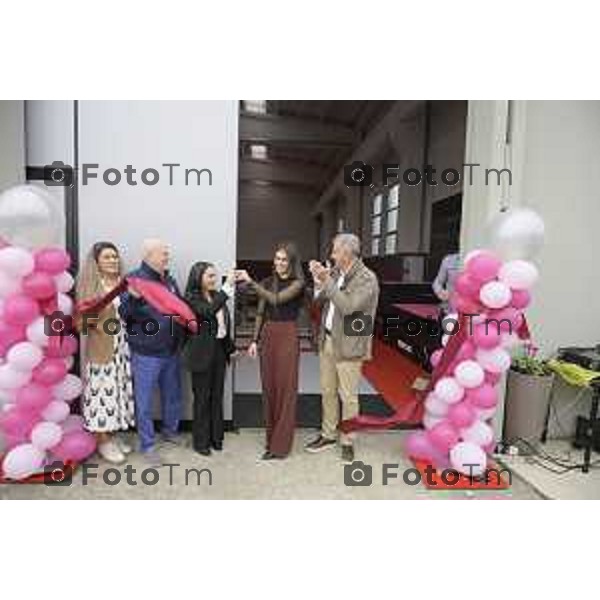 Castelli di Caleppio Bg in<ugurata la palestra di Vanessa Ferrari VOILÀ Gymnastics Club. 10 Ottobre 2026 cronaca Bergamo Italia Foto Tiziano Manzoni Lapresse