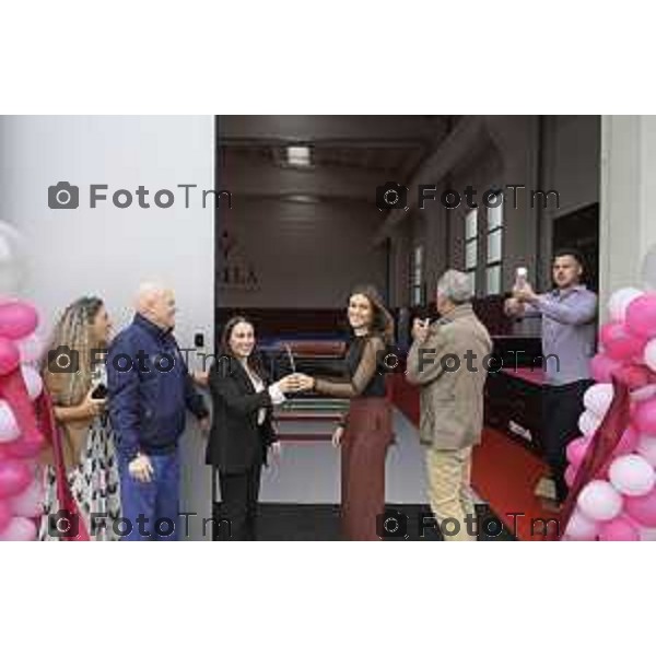 Castelli di Caleppio Bg in<ugurata la palestra di Vanessa Ferrari VOILÀ Gymnastics Club. 10 Ottobre 2026 cronaca Bergamo Italia Foto Tiziano Manzoni Lapresse