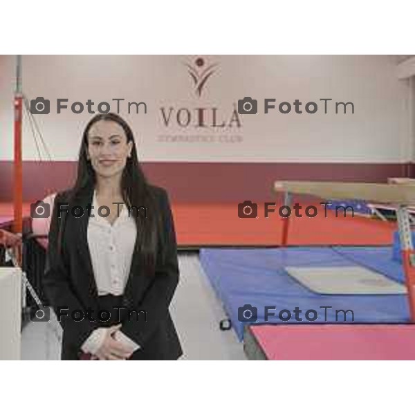 Castelli di Caleppio Bg in<ugurata la palestra di Vanessa Ferrari VOILÀ Gymnastics Club. 10 Ottobre 2026 cronaca Bergamo Italia Foto Tiziano Manzoni Lapresse
