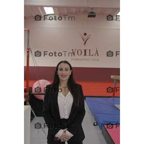 Castelli di Caleppio Bg in<ugurata la palestra di Vanessa Ferrari VOILÀ Gymnastics Club. 10 Ottobre 2026 cronaca Bergamo Italia Foto Tiziano Manzoni Lapresse