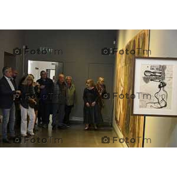Bergamo GAMeC riceve donazione di sette disegni e un cartone di Mario Sironi da Andrea Sironi-Straußwald. 16 ottobre 2026 cronaca Bergamo Italia Foto Tiziano Manzoni Lapresse