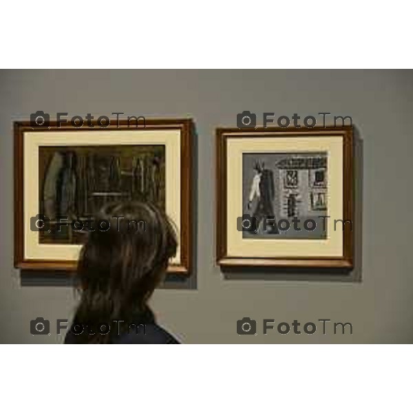 Bergamo GAMeC riceve donazione di sette disegni e un cartone di Mario Sironi da Andrea Sironi-Straußwald. 16 ottobre 2026 cronaca Bergamo Italia Foto Tiziano Manzoni Lapresse