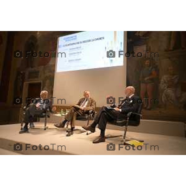 Bergamo Fondazione BPB Comunità in dialogo Giovanni Bazoli, Presidente emerito di Intesa Sanpaolo, e Gianfelice Rocca, Presidente del Gruppo Techint, si confronteranno sul tema “La filantropia che fa crescere la comunità”. L’evento, moderato da Alberto Ceresoli, 22 ottobre 2026 cronaca Bergamo Italia Foto Tiziano Manzoni Lapresse