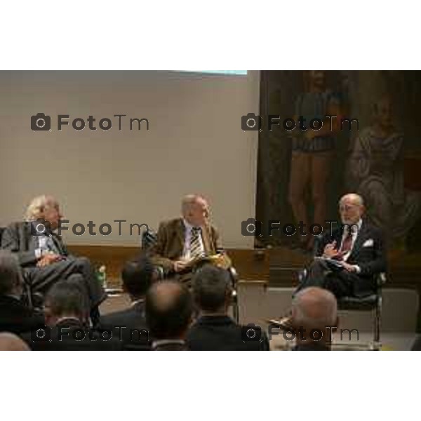 Bergamo Fondazione BPB Comunità in dialogo Giovanni Bazoli, Presidente emerito di Intesa Sanpaolo, e Gianfelice Rocca, Presidente del Gruppo Techint, si confronteranno sul tema “La filantropia che fa crescere la comunità”. L’evento, moderato da Alberto Ceresoli, 22 ottobre 2026 cronaca Bergamo Italia Foto Tiziano Manzoni Lapresse