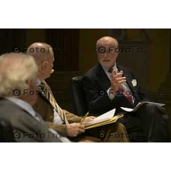 Bergamo Fondazione BPB Comunità in dialogo Giovanni Bazoli, Presidente emerito di Intesa Sanpaolo, e Gianfelice Rocca, Presidente del Gruppo Techint, si confronteranno sul tema “La filantropia che fa crescere la comunità”. L’evento, moderato da Alberto Ceresoli, 22 ottobre 2026 cronaca Bergamo Italia Foto Tiziano Manzoni Lapresse