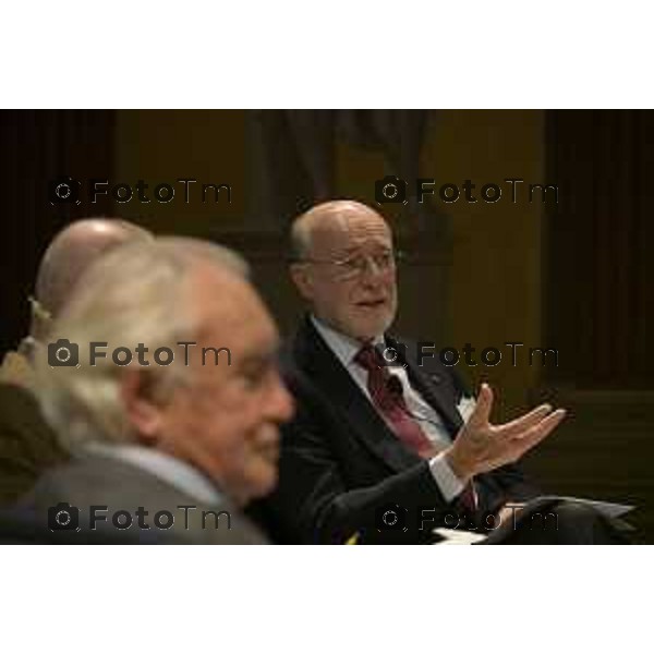 Bergamo Fondazione BPB Comunità in dialogo Giovanni Bazoli, Presidente emerito di Intesa Sanpaolo, e Gianfelice Rocca, Presidente del Gruppo Techint, si confronteranno sul tema “La filantropia che fa crescere la comunità”. L’evento, moderato da Alberto Ceresoli, 22 ottobre 2026 cronaca Bergamo Italia Foto Tiziano Manzoni Lapresse