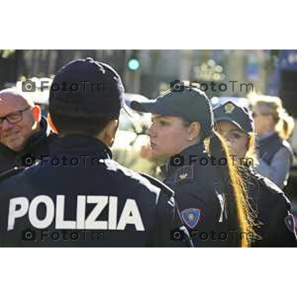 Bergamo protesta contro il caro vita e la scuola 24 ottobre 2026 cronaca Bergamo Italia Foto Tiziano Manzoni Lapresse