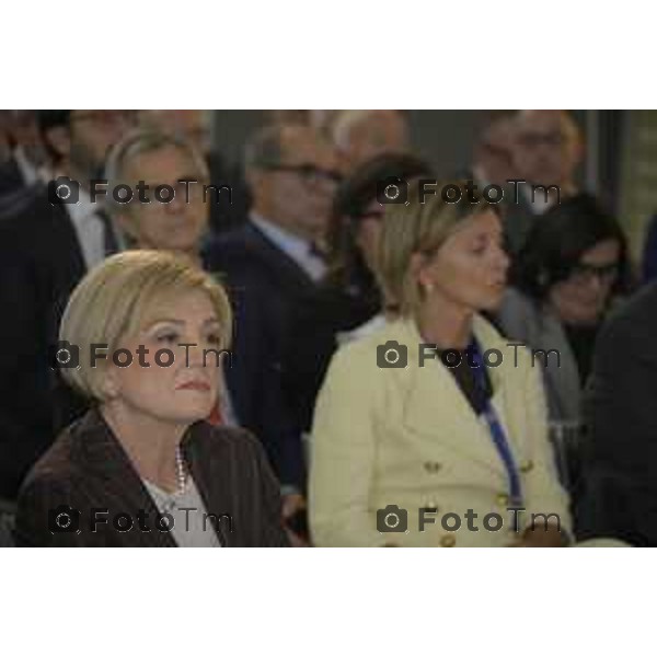Bergamo ministro Assemblea Generale 2026 di Federmeccanica Kilometro Rosso Marina Calderone, Ministro del Lavoro Bergamo 2026 cronaca Italia Foto Tiziano Manzoni Lapresse