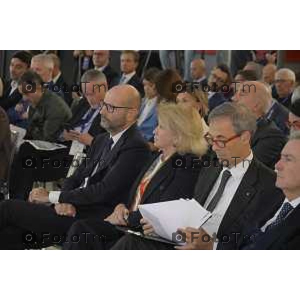 Bergamo ministro Assemblea Generale 2026 di Federmeccanica Kilometro Rosso Marina Calderone, Ministro del Lavoro Bergamo 2026 cronaca Italia Foto Tiziano Manzoni Lapresse