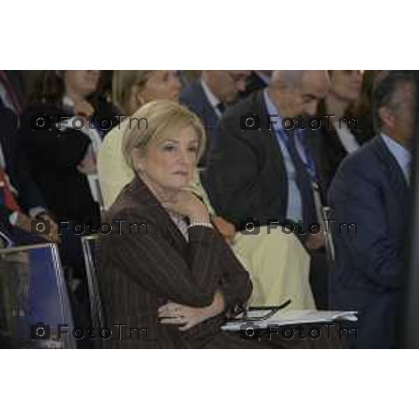 Bergamo ministro Assemblea Generale 2026 di Federmeccanica Kilometro Rosso Marina Calderone, Ministro del Lavoro Bergamo 2026 cronaca Italia Foto Tiziano Manzoni Lapresse