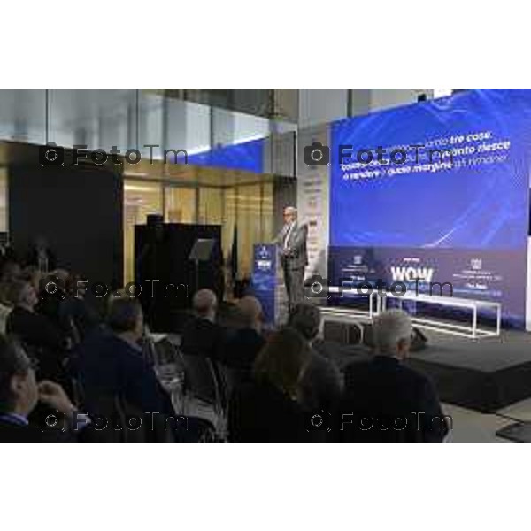 Bergamo ministro Assemblea Generale 2026 di Federmeccanica Kilometro Rosso Marina Calderone, Ministro del Lavoro Bergamo 2026 cronaca Italia Simone Bettini: Presidente di Federmeccanica Foto Tiziano Manzoni Lapresse