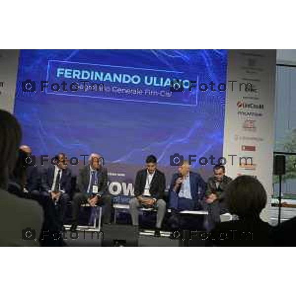 Bergamo ministro Assemblea Generale 2026 di Federmeccanica Kilometro Rosso Marina Calderone, Ministro del Lavoro Bergamo 2026 cronaca Italia confronto sindacati industriali Foto Tiziano Manzoni Lapresse
