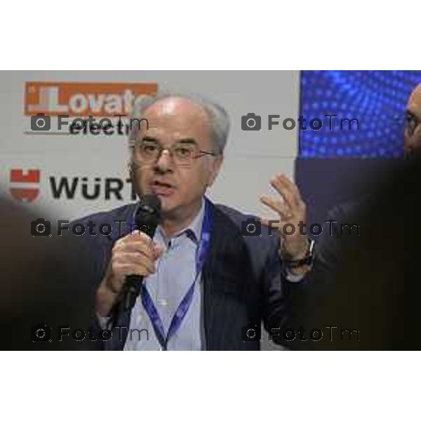 Bergamo ministro Assemblea Generale 2026 di Federmeccanica Kilometro Rosso Marina Calderone, Ministro del Lavoro Bergamo 2026 cronaca Italia nella foto Federico Valtolina Foto Tiziano Manzoni Lapresse