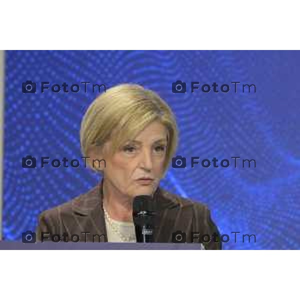 Bergamo ministro Assemblea Generale 2026 di Federmeccanica Kilometro Rosso Marina Calderone, Ministro del Lavoro Bergamo 2026 cronaca Italia Foto Tiziano Manzoni Lapresse