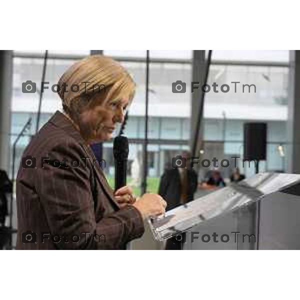 Bergamo ministro Assemblea Generale 2026 di Federmeccanica Kilometro Rosso Marina Calderone, Ministro del Lavoro Bergamo 2026 cronaca Italia Foto Tiziano Manzoni Lapresse